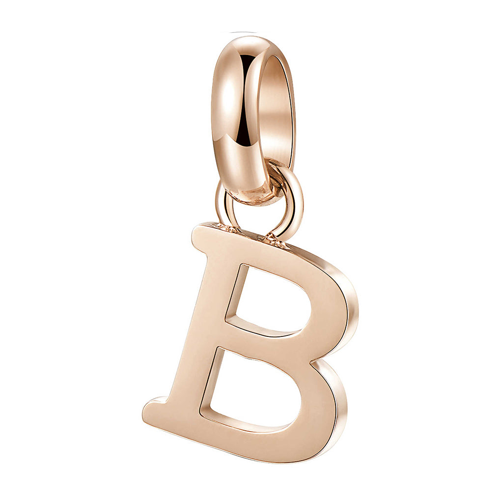 CHARM DONNA TRES JOLIE MINI, LETTERA B, ROSATO BROSWAY