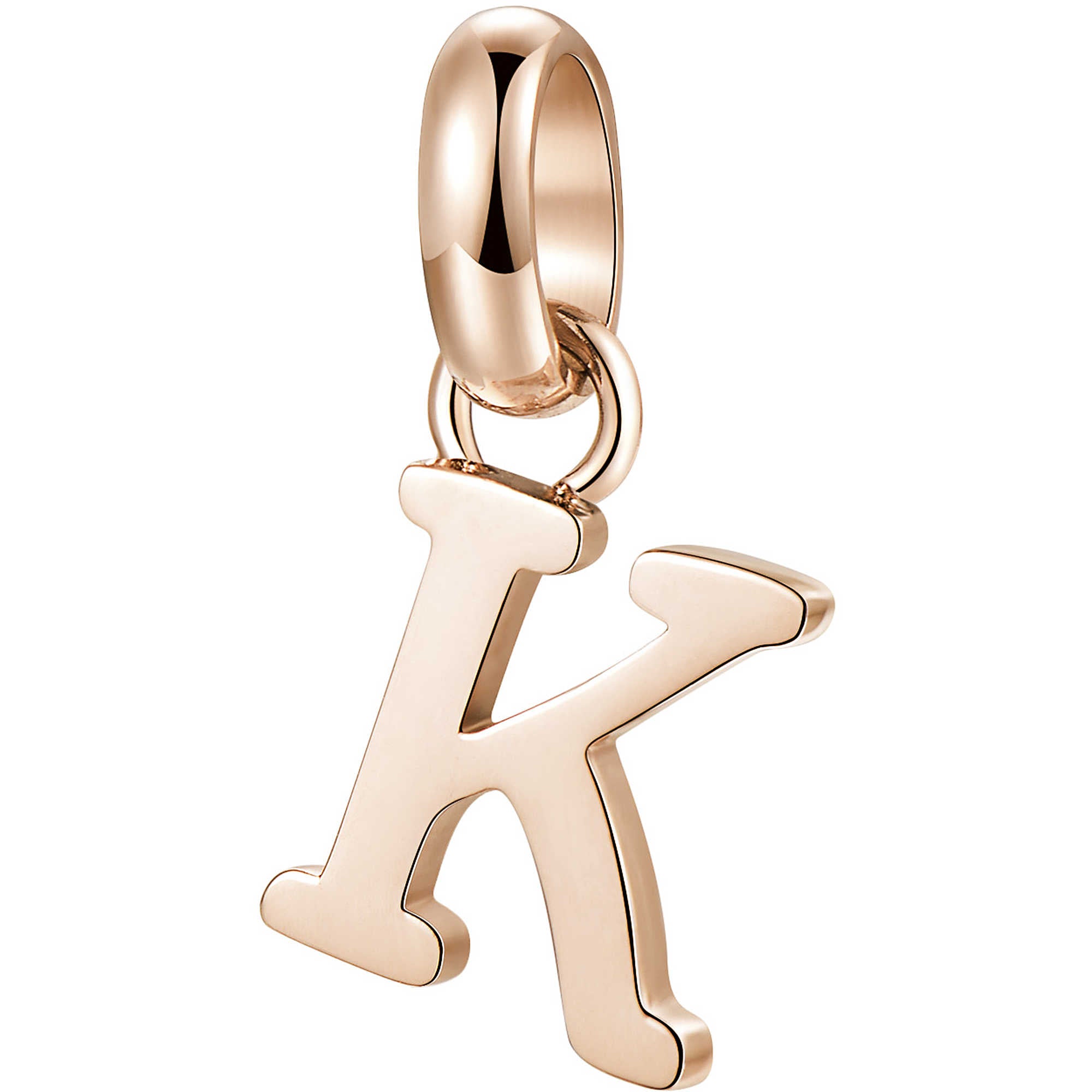 CHARM DONNA TRES JOLIE MINI, LETTERA K, ROSATO BROSWAY