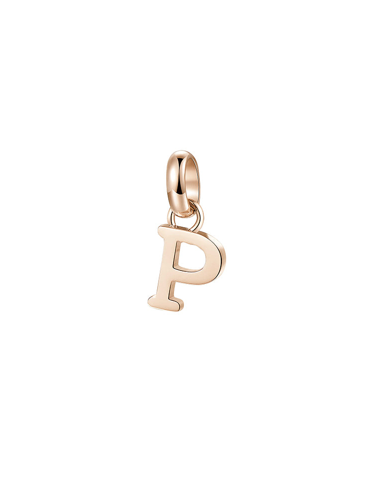 CHARM DONNA TRES JOLIE MINI, LETTERA P, ROSATO BROSWAY