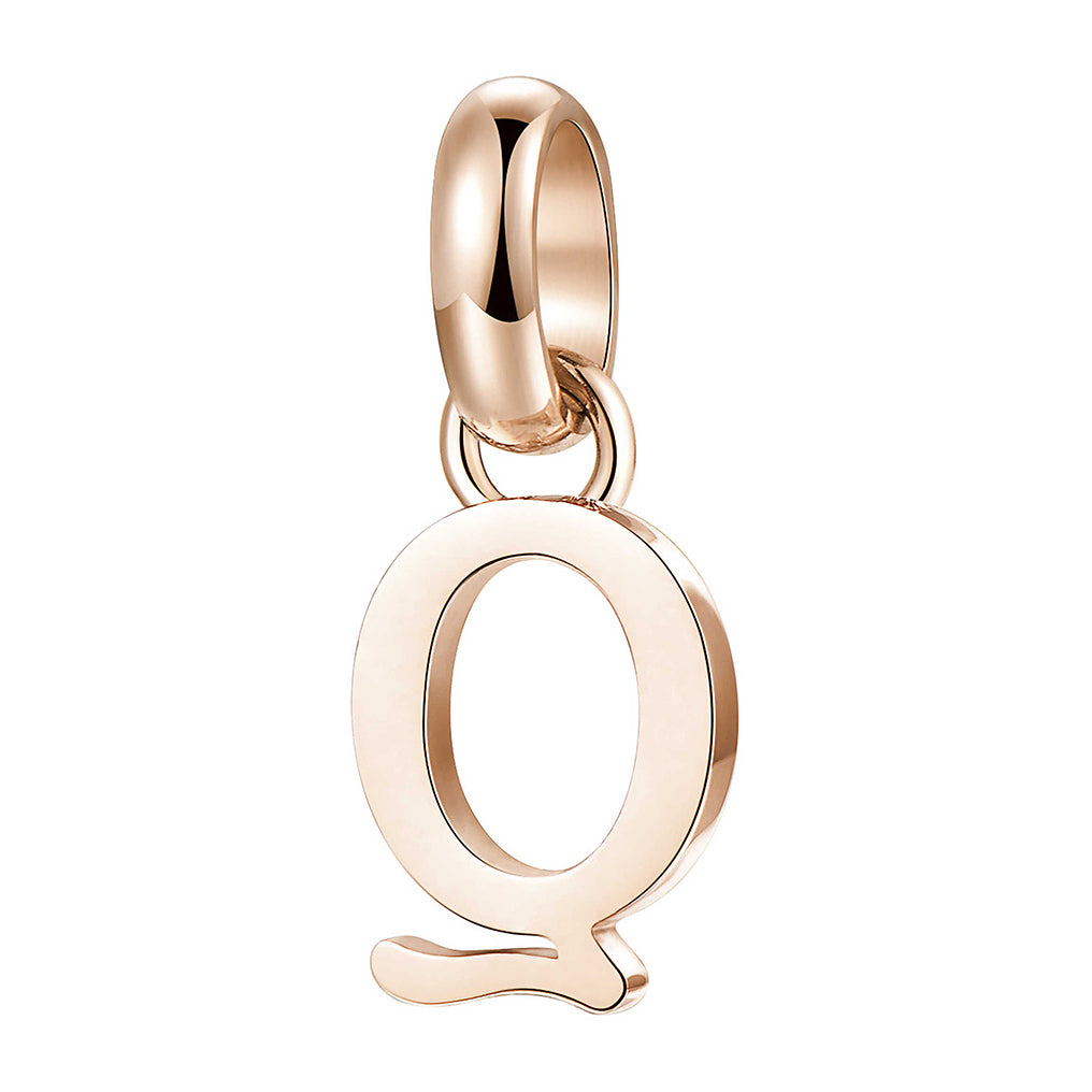 CHARM DONNA TRES JOLIE MINI, LETTERA Q, ROSATO BROSWAY