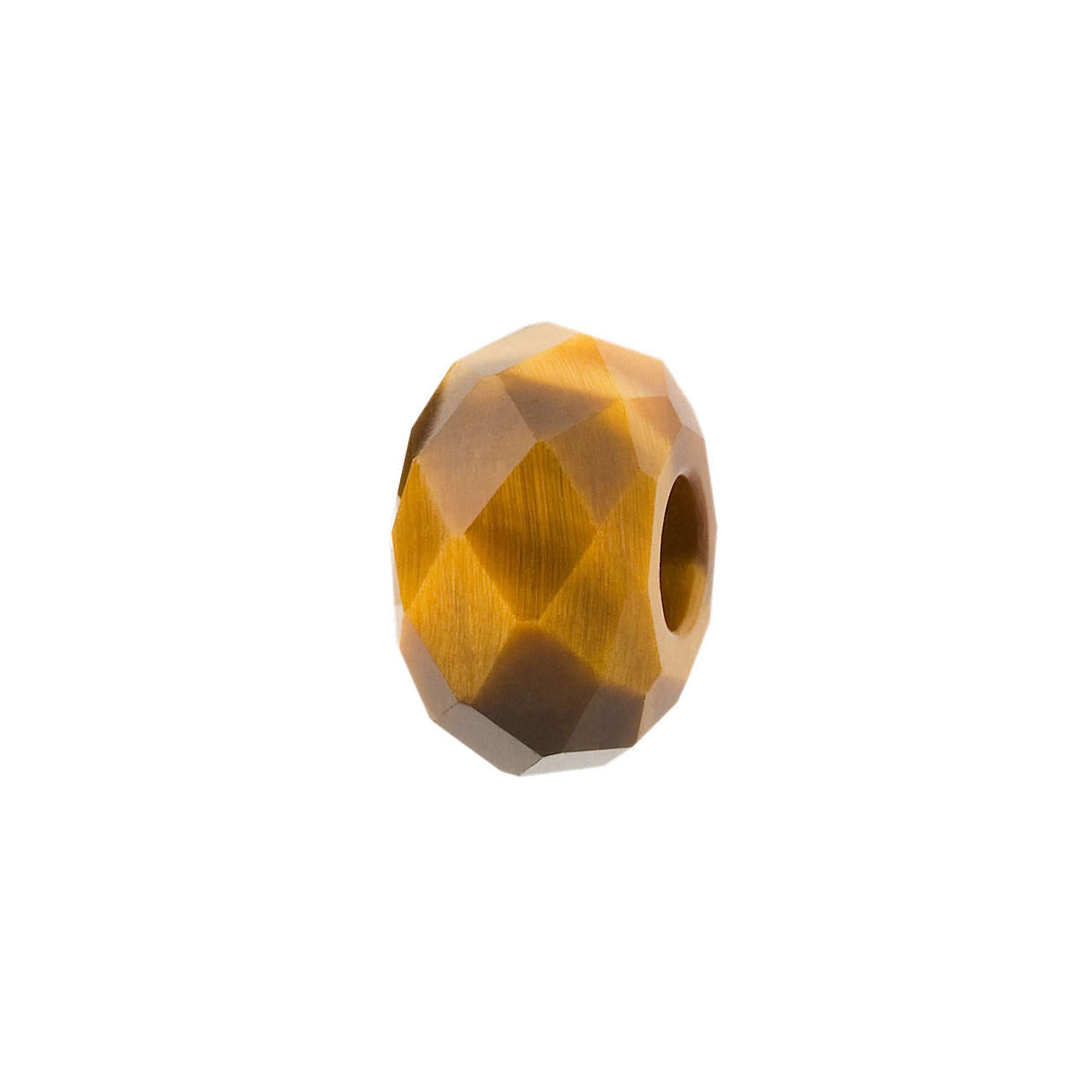 CHARM DONNA TRES JOLIE MINI PIETRA OCCHIO DI TIGRE ROTONDO BROSWAY