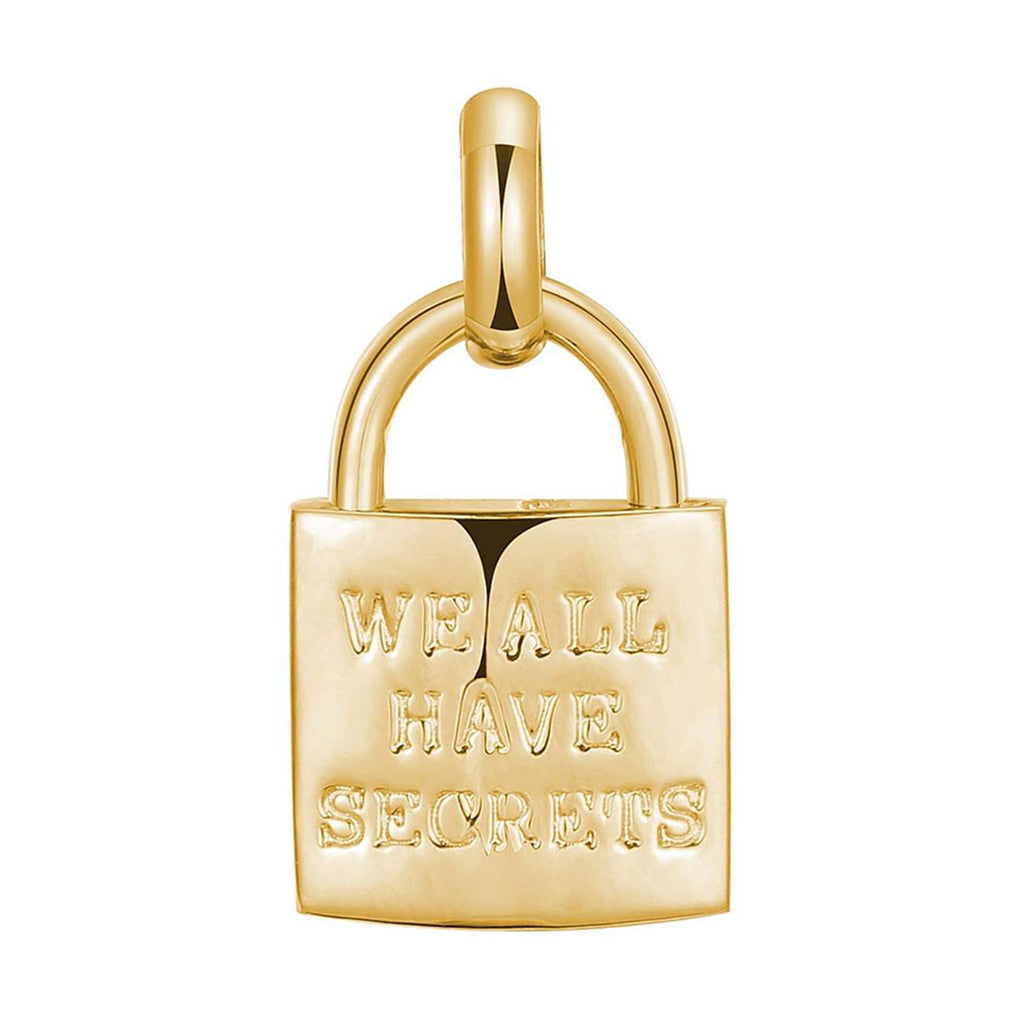 CHARM DONNA PENDENTE, LUCCHETTO, TRES JOLIE MINI DORATO BROSWAY
