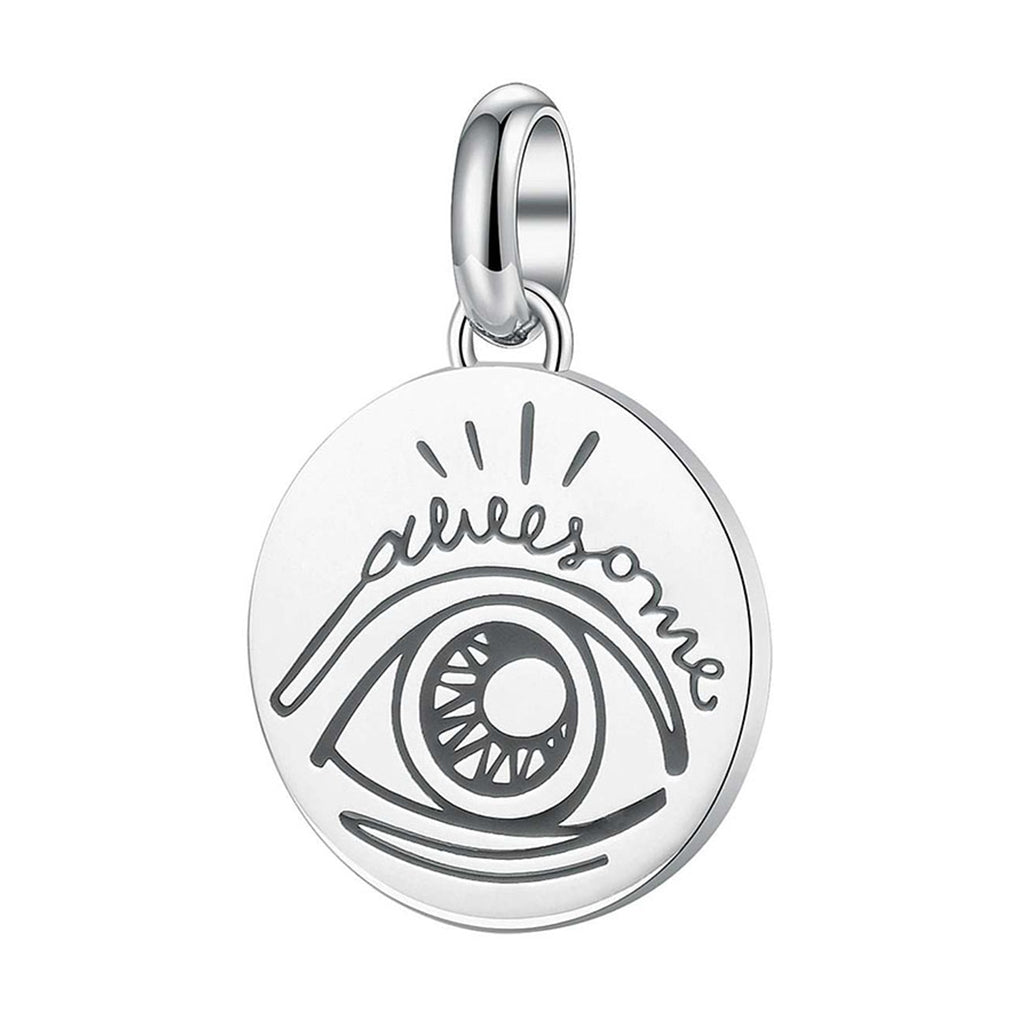 CHARM DONNA PENDENTE, OCCHIO AWESONE, TRES JOLIE MINI RODIO BROSWAY