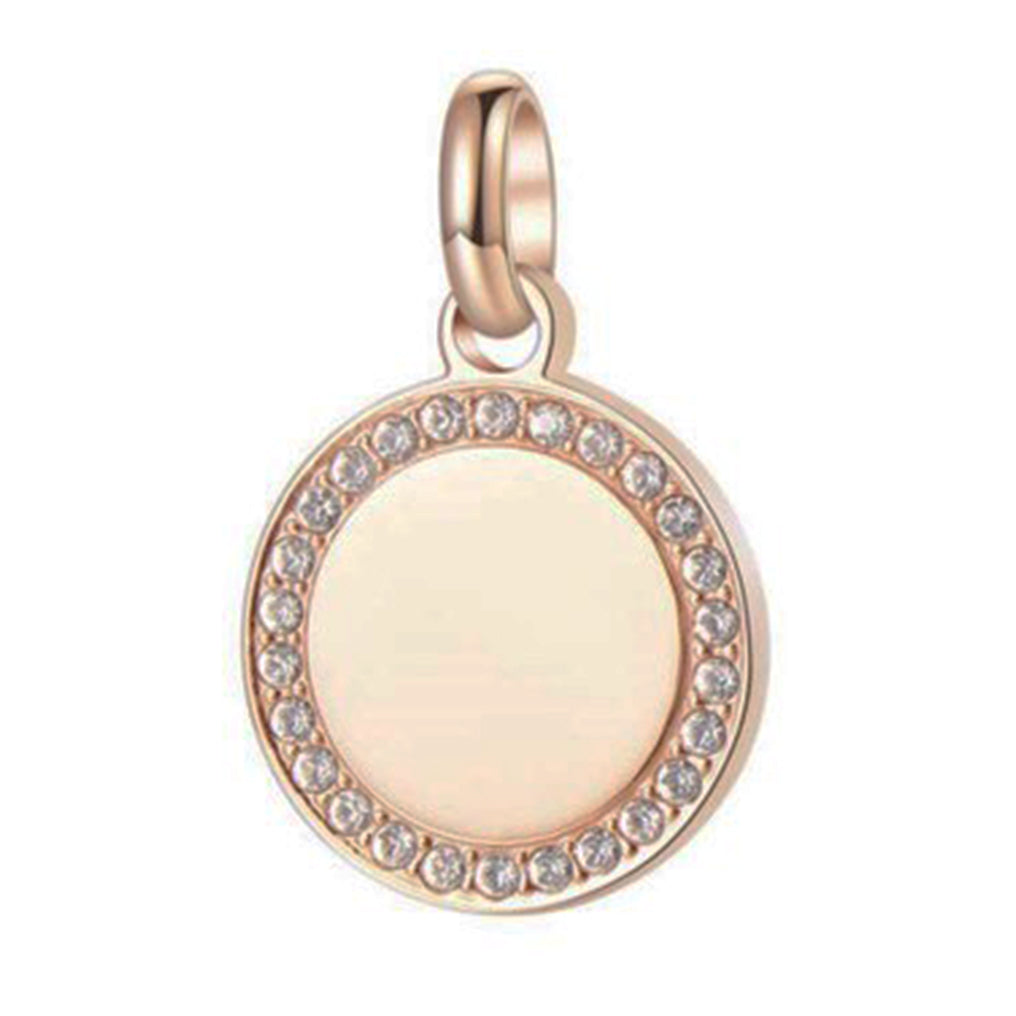 CHARM DONNA PENDENTE, MEDAGLIETTA, TRES JOLIE MINI ROSATO BROSWAY