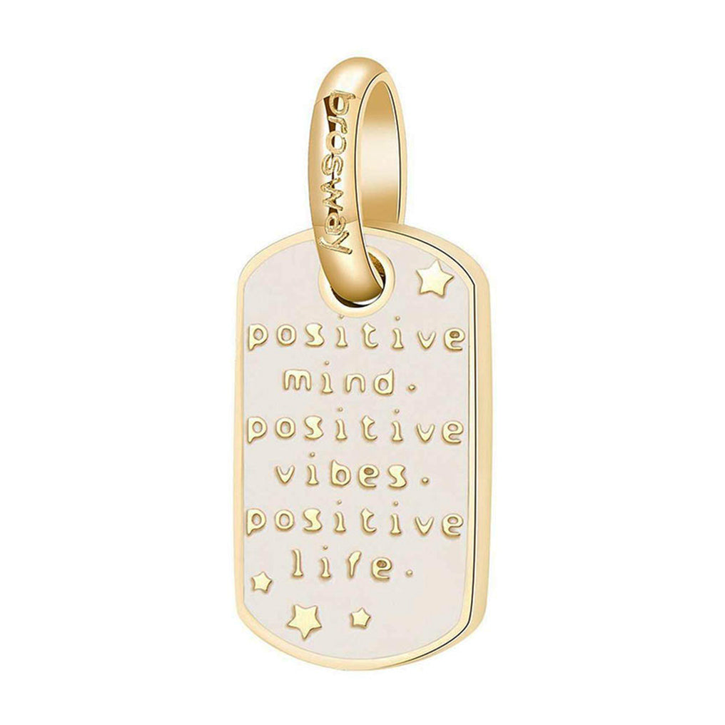 CHARM DONNA PENDENTE, MEDAGLIETTA, TRES JOLIE MINI DORATO BROSWAY