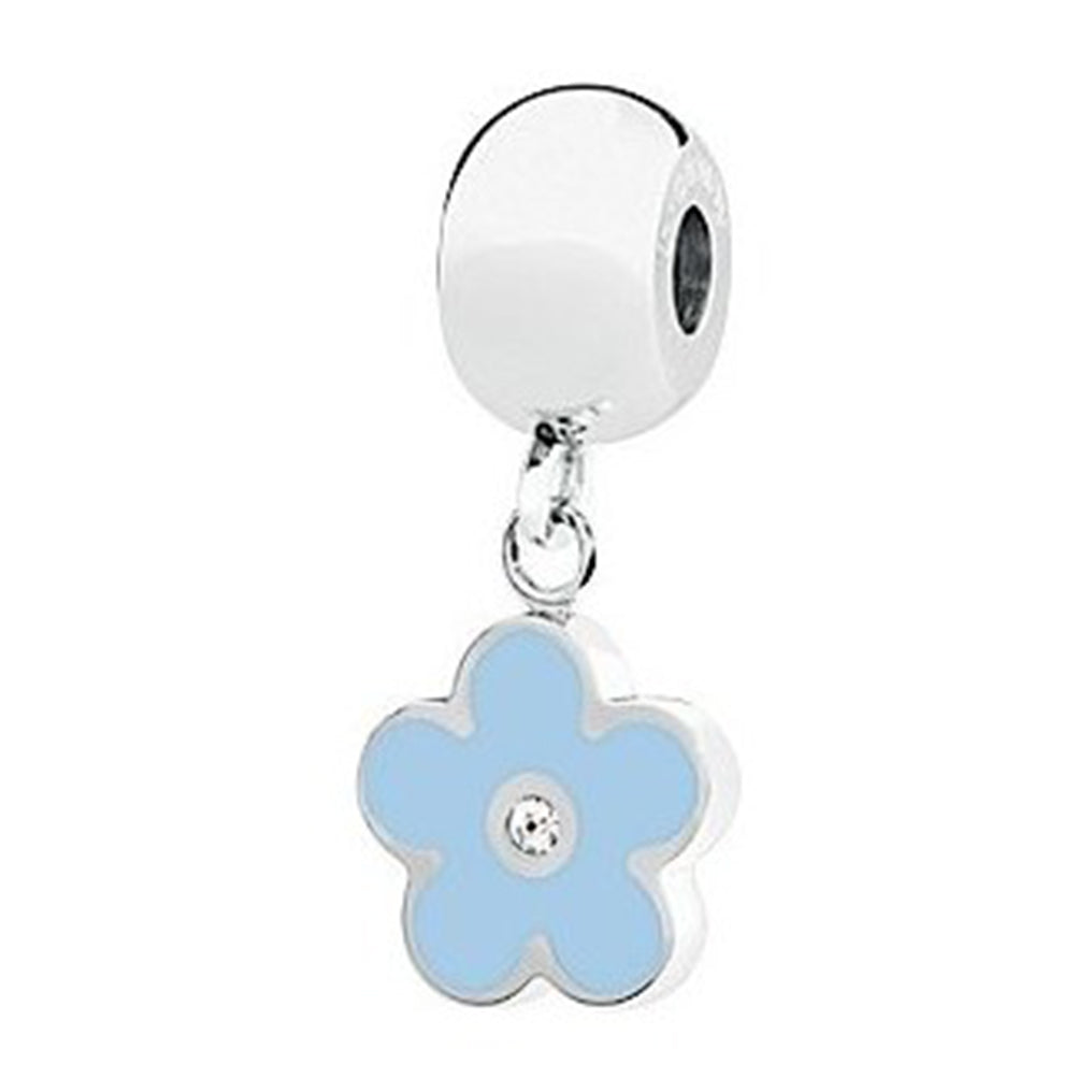 CHARM DONNA PENDENTE, TRES JOLIE MINI, FIORE AZZURRO, BROSWAY