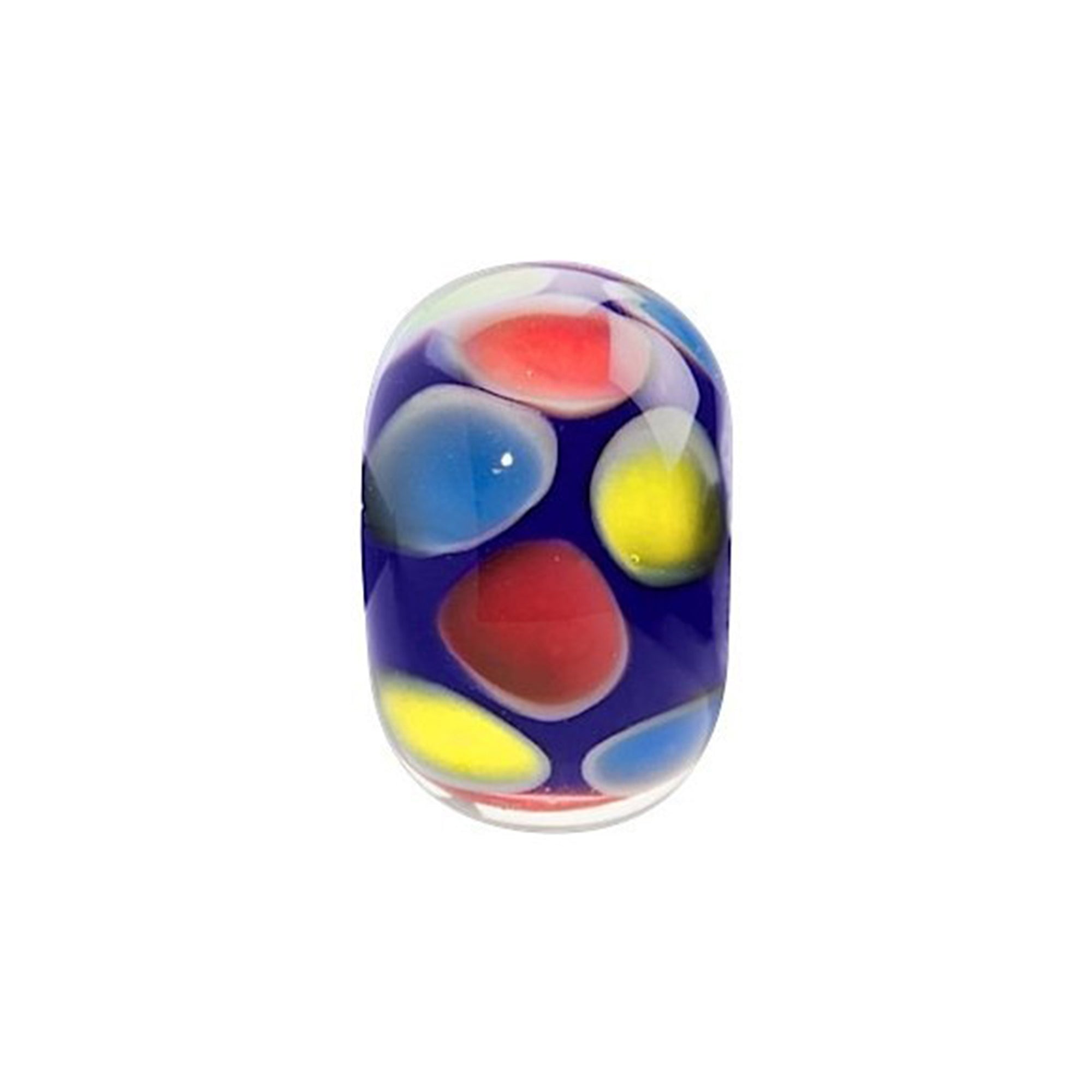 CHARM DONNA TRES JOLIE MINI, VETRO BLU POIS COLORATI BROSWAY