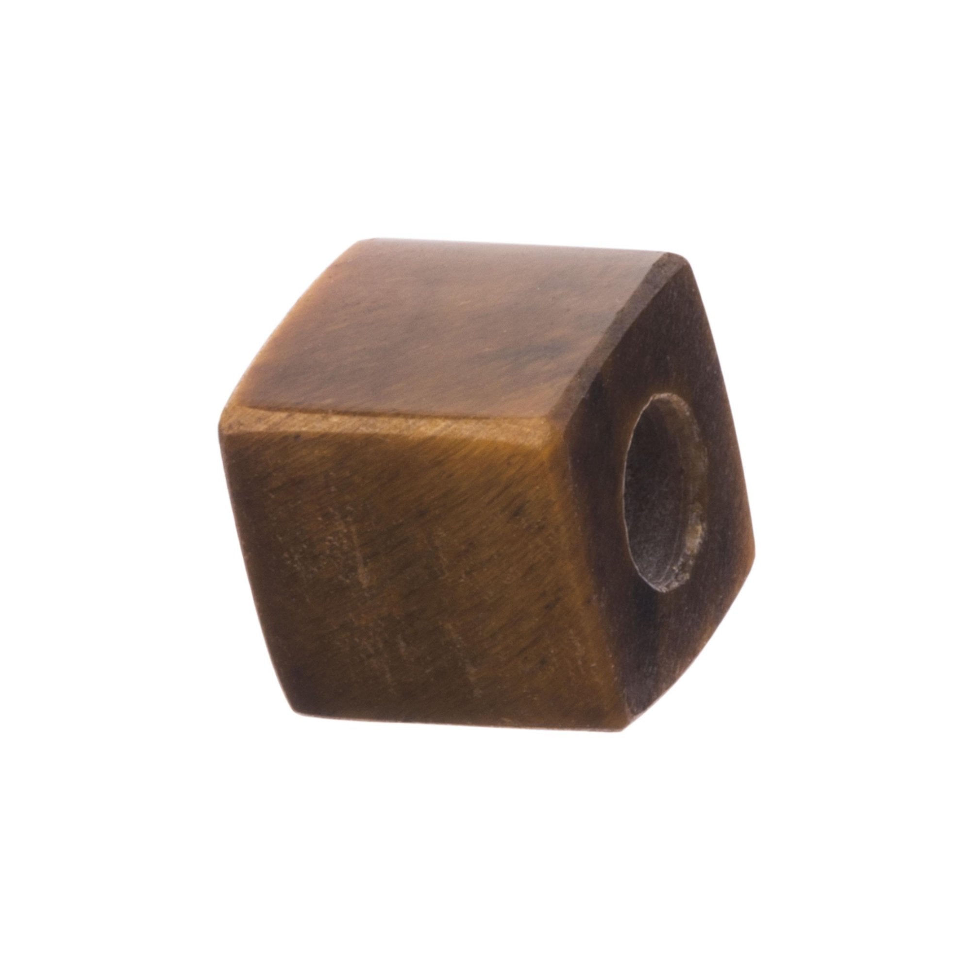 CHARM UNISEX, TJ UNISEX CUBO IN OCCHIO DI TIGRE MARRONE BROSWAY