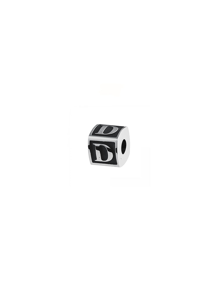 CHARM UOMO TJ MAN IN ACCIAIO, LETTERA D, BROSWAY