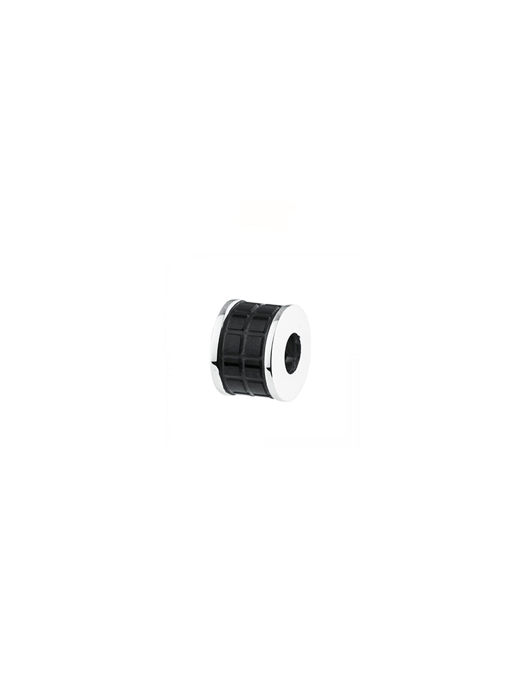 CHARM UOMO TJ MAN ROTONDO IN ACCIAIO E PVD NERO BROSWAY