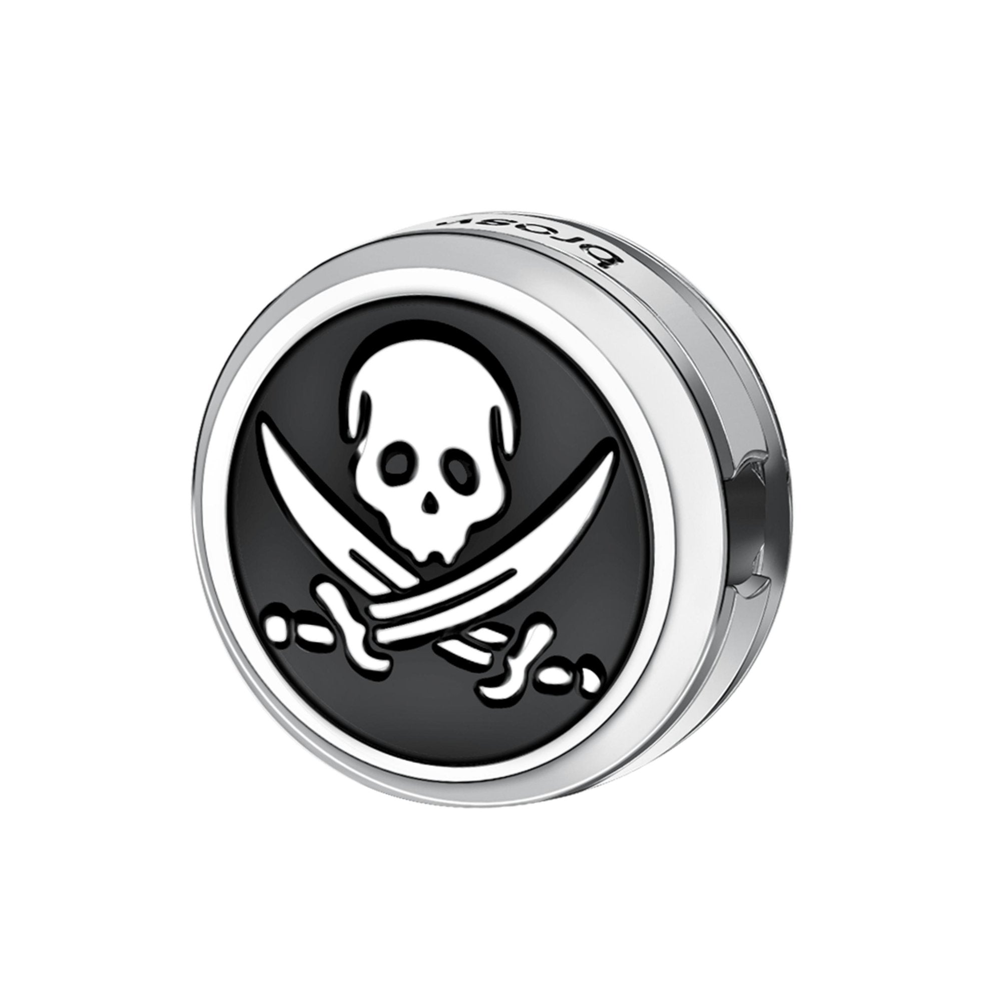 CHARM UOMO TJ MAN, TESCHIO, PVD NERO BROSWAY