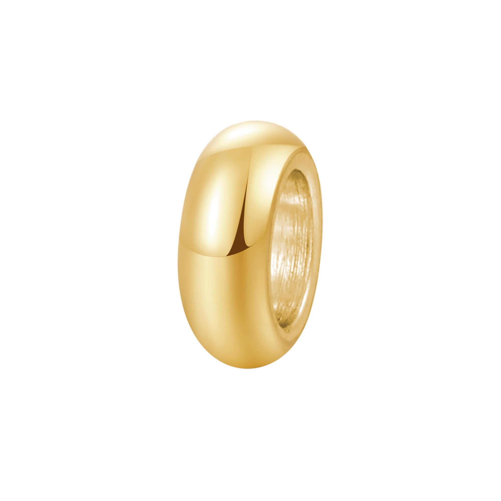 CHARM DONNA TJ UNISEX IN ACCIAIO E PVD ORO BROSWAY