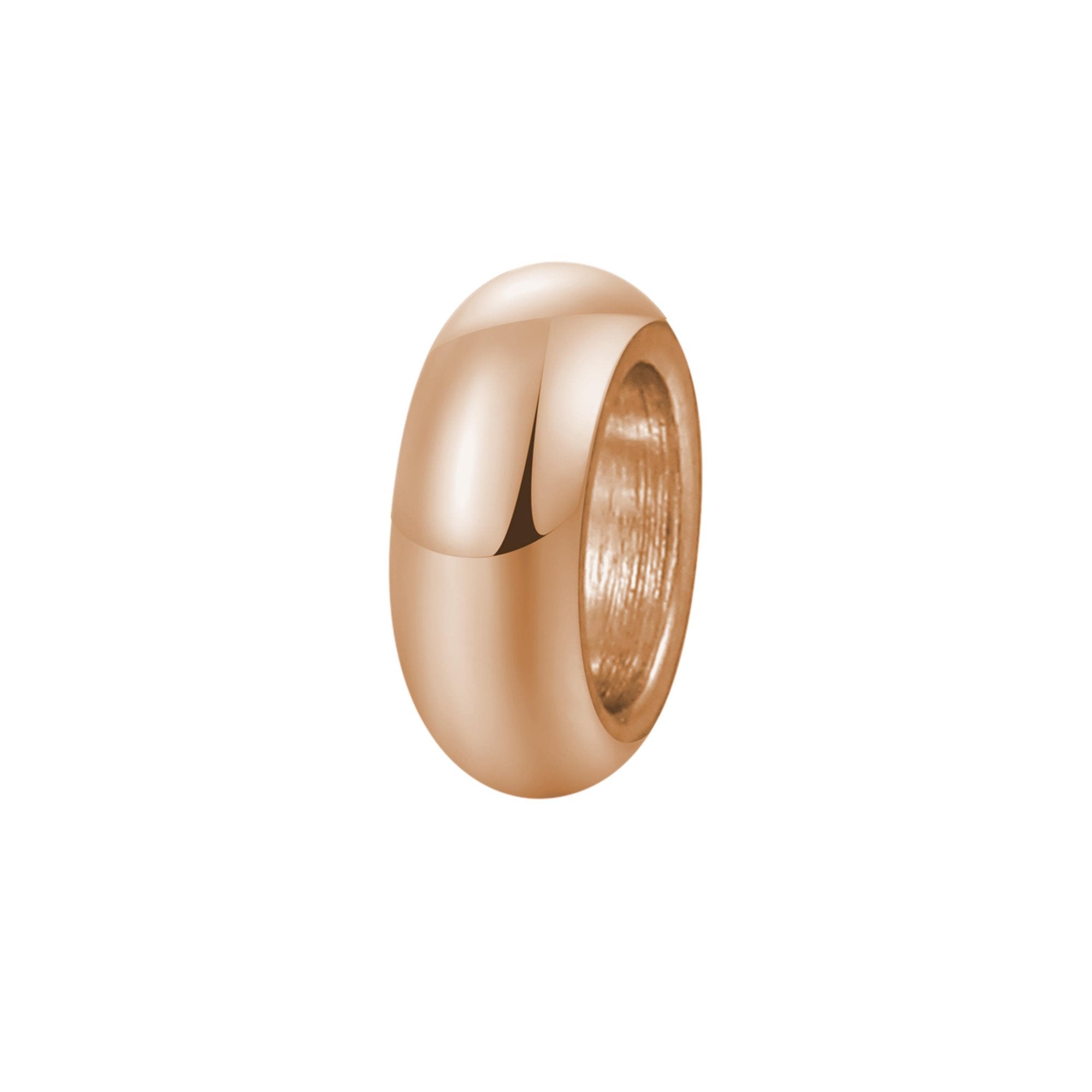 CHARM DONNA TJ UNISEX IN ACCIAIO E PVD ORO ROSA BROSWAY