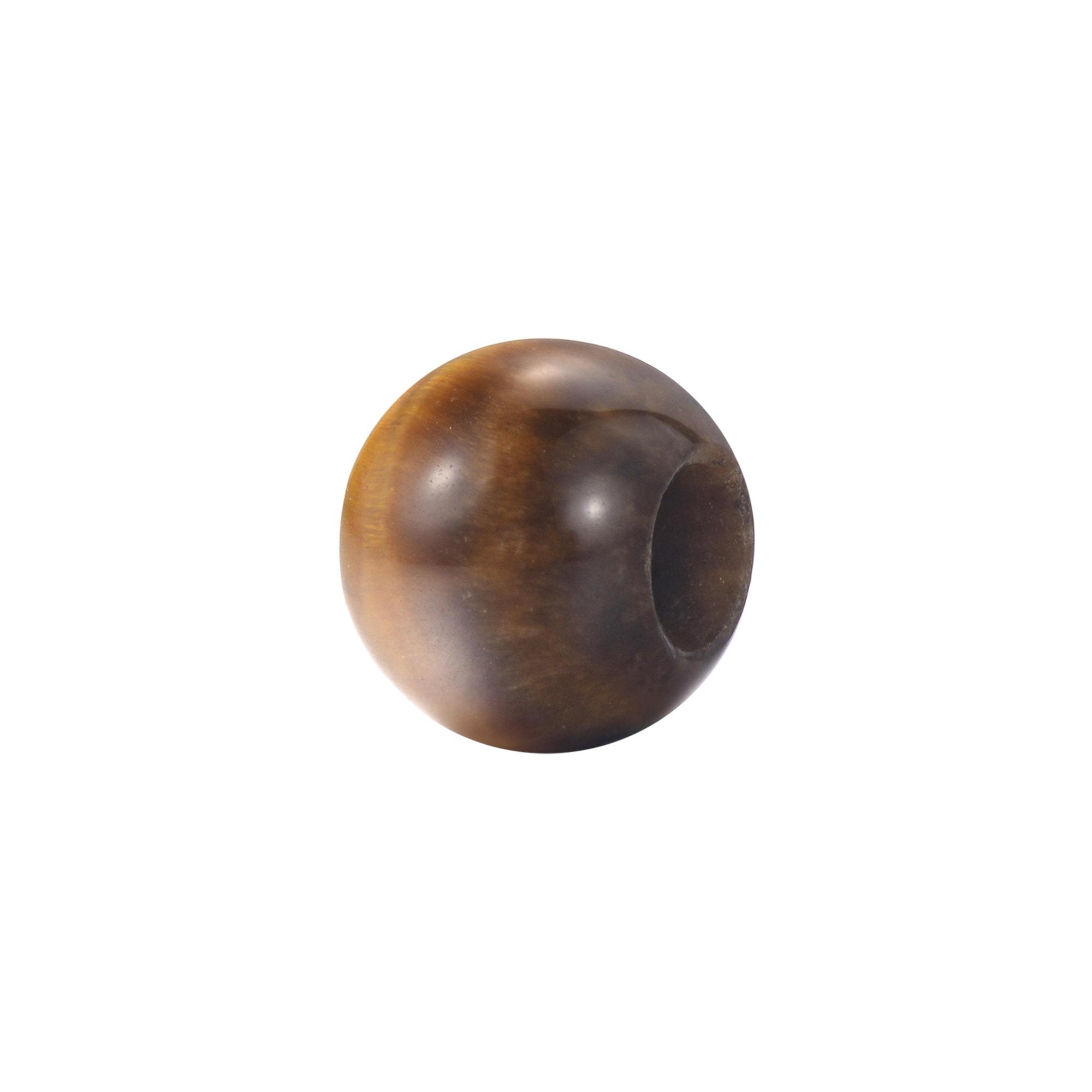 CHARM DONNA TJ UNISEX IN OCCHIO DI TIGRE MARRONE 7MM BROSWAY