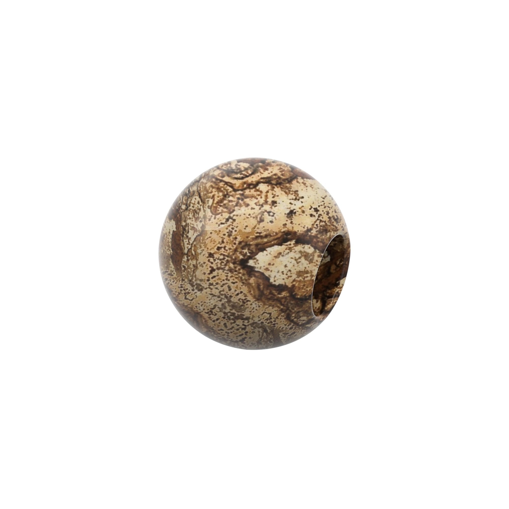 CHARM DONNA TJ UNISEX SFERA IN PAESINA 7MM BROSWAY