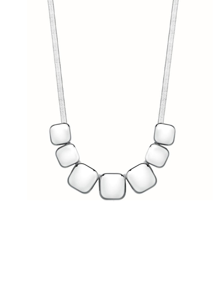 COLLANA DONNA MUSE GIROCOLLO CON DETTAGLI IN ACCIAIO BROSWAY
