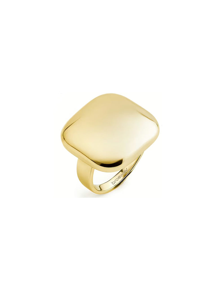 ANELLO DONNA MUSE IN ACCIAIO DORATO MIS 14 BROSWAY