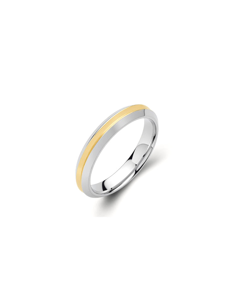 ANELLO UOMO IN ACCIAIO BICOLORE MIS 21 BROSWAY