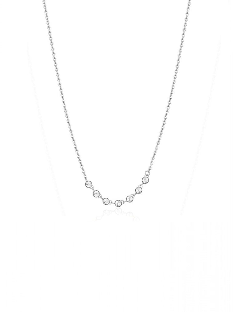 COLLANA DONNA SYMPHONIA CON CRISTALLI BIANCHI IN ACCIAIO BROSWAY