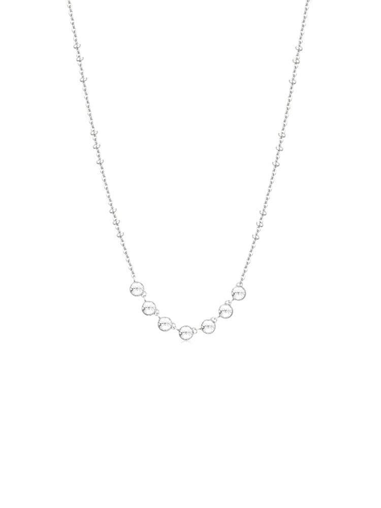 COLLANA DONNA SYMPHONIA CON CRISTALLI BIANCHI BROSWAY