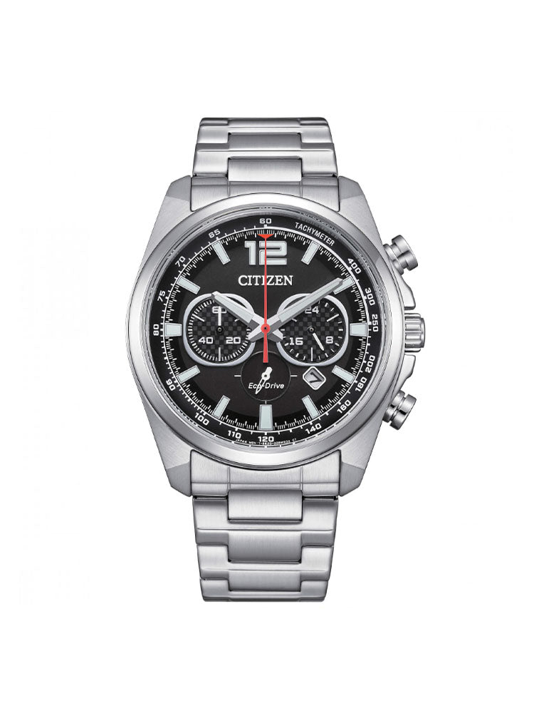 OROLOGIO UOMO RACING CRONO ECODRIVE CRONOGRAFO IN ACCIAIO CITIZEN