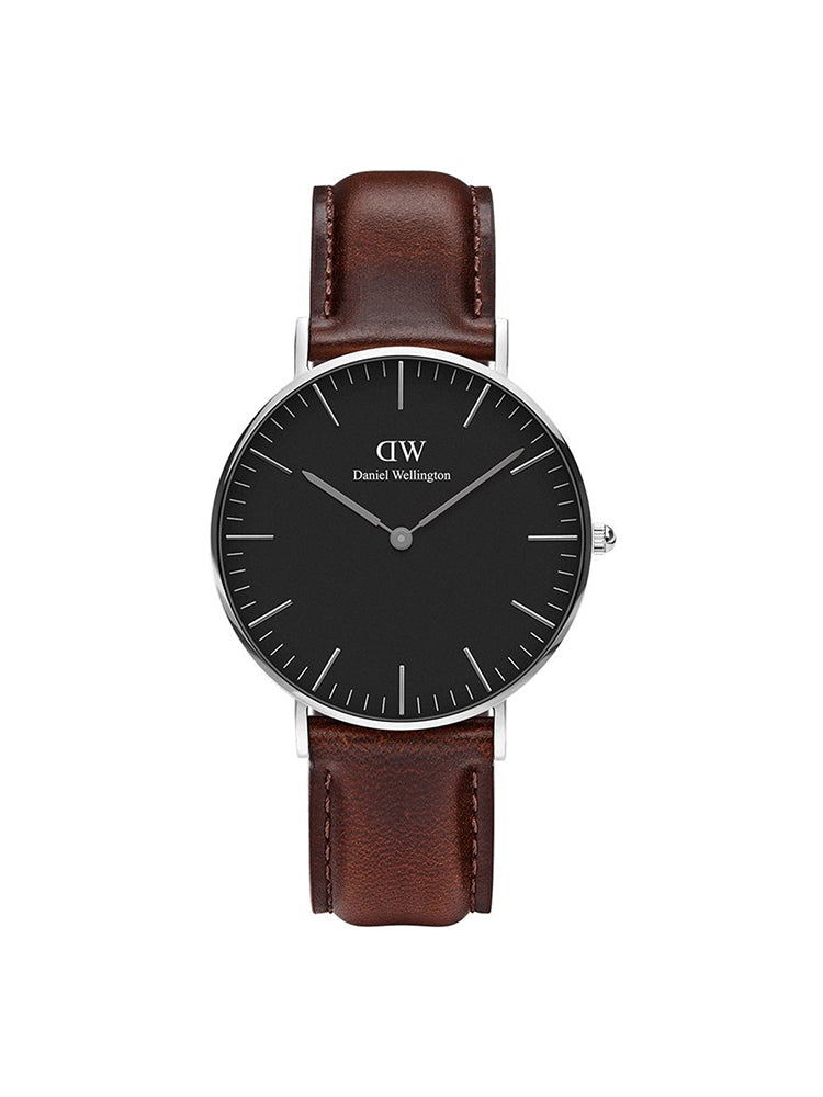 OROLOGIO UNISEX SOLO TEMPO CLASSIC BLACK BRISTOL 36 MM DANIEL WELLINGTON