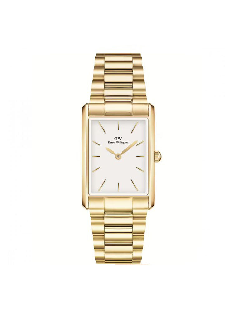 OROLOGIO DONNA SOLO TEMPO COLLEZIONE QUADRO ACCIAIO DORATO DANIEL WELLINGTON