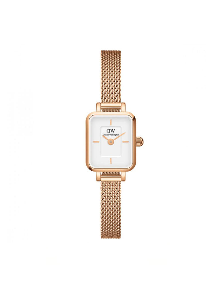 OROLOGIO DONNA SOLO TEMPO QUADRATO MINI MELROSE IN ACCIAIO DANIEL WELLINGTON