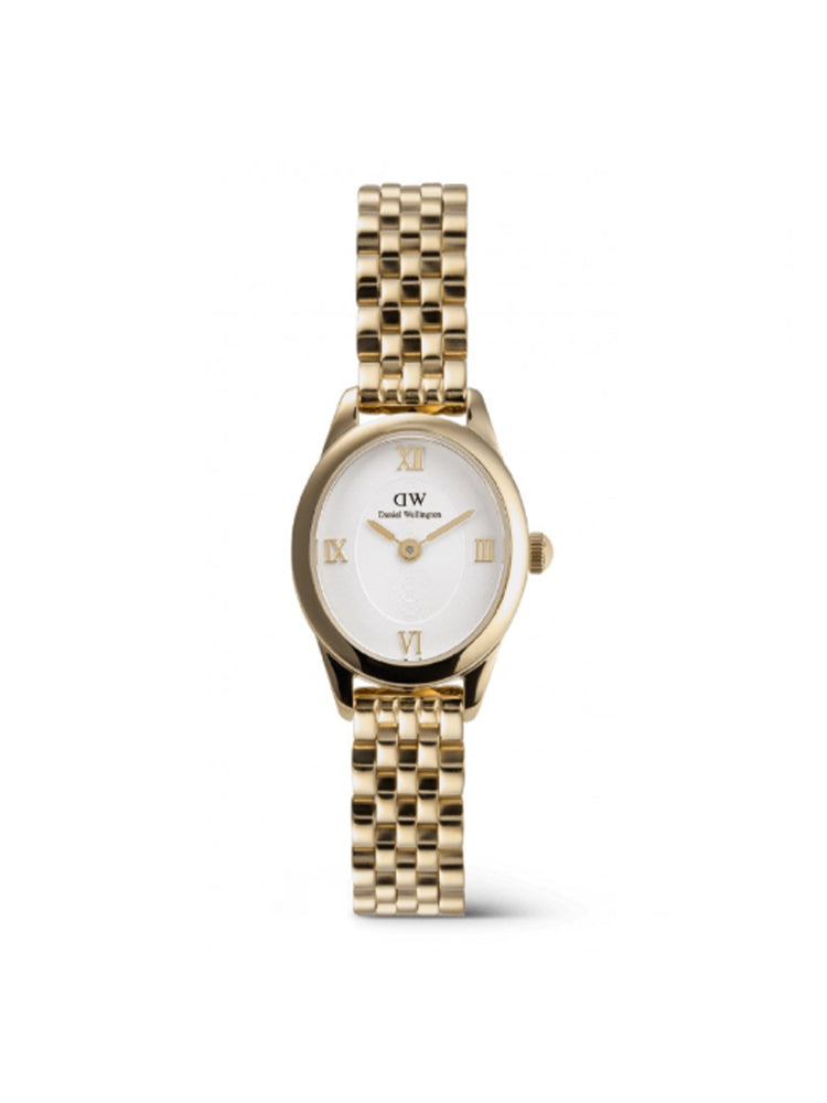 OROLOGIO DONNA OPHELIA MINI OVALE IN ACCIAIO DORATO DANIEL WELLINGTON