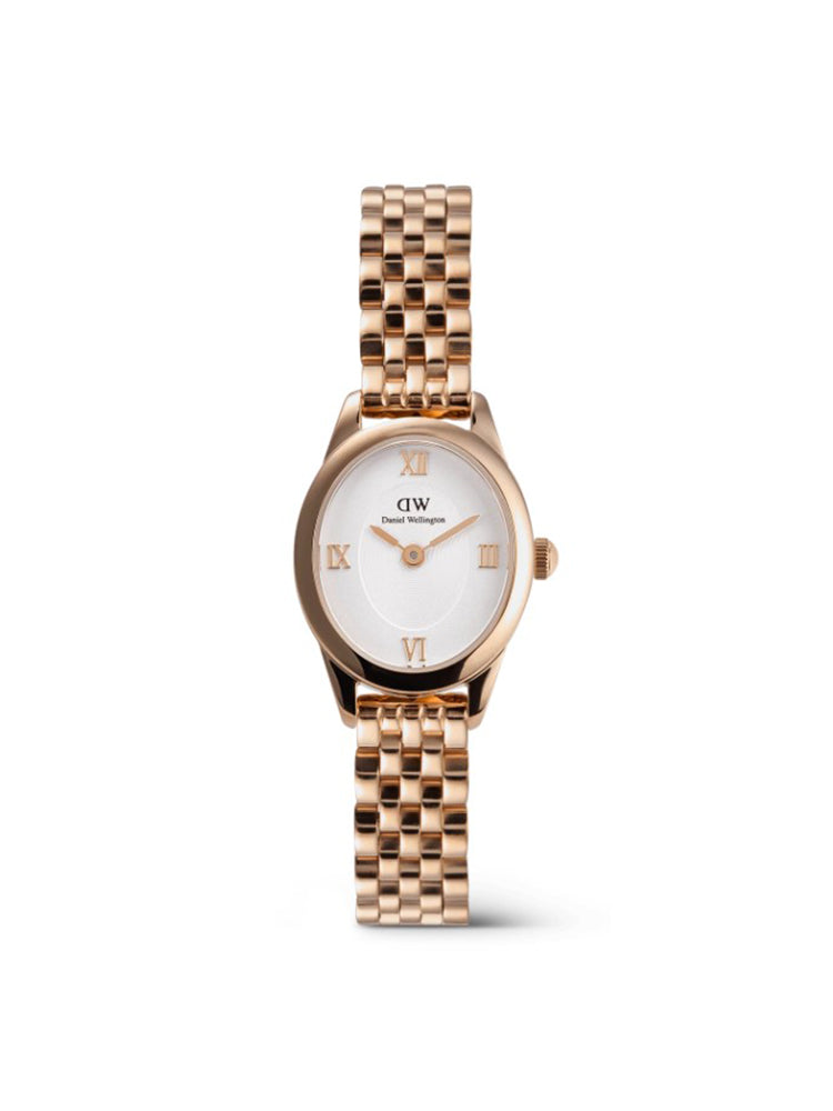 OROLOGIO DONNA OPHELIA MINI IN ACCIAIO ROSATO OVALE DANIEL WELLINGTON