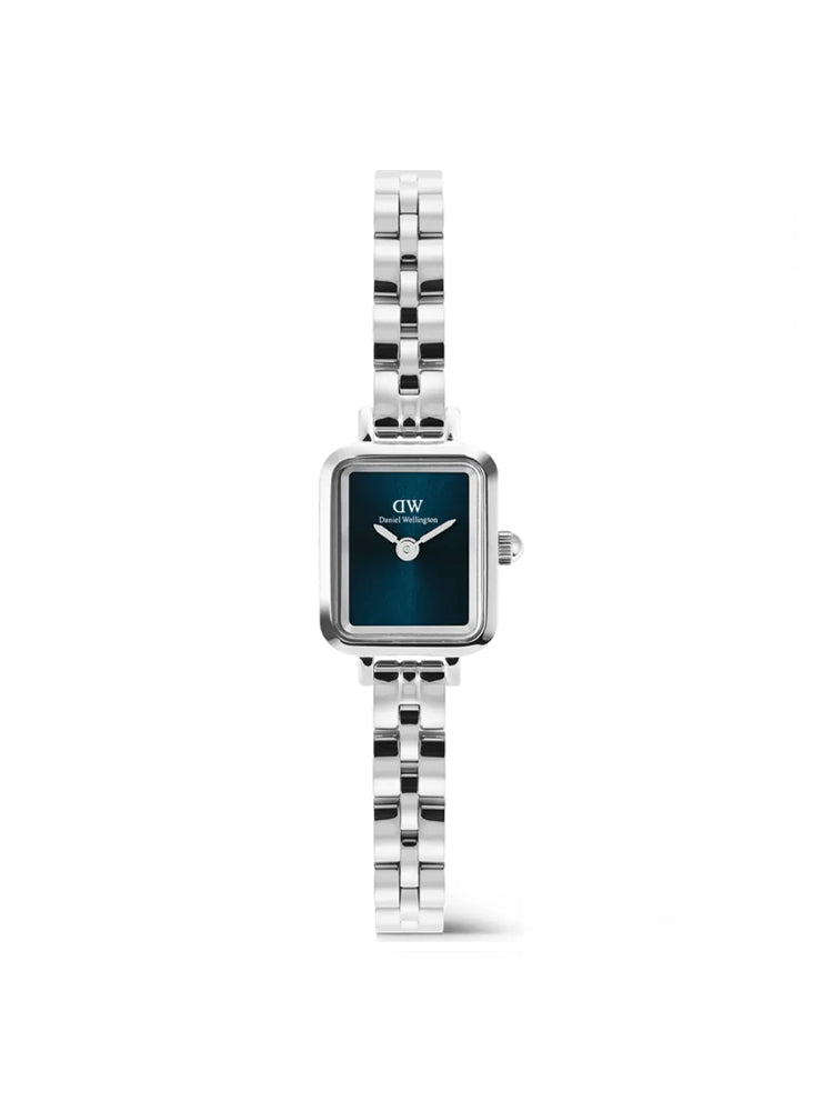 OROLOGIO DONNA QUADRO MINI IN ACCIAIO CON QUADRANTE BLU DANIEL WELLINGTON