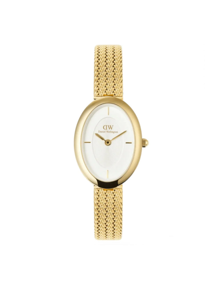 OROLOGIO DONNA OVALE IN ACCIAIO DORATO DANIEL WELLINGTON