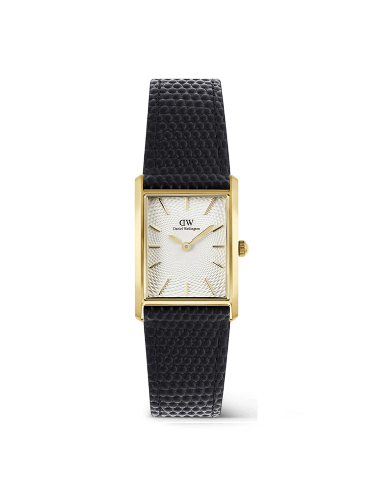 OROLOGIO UOMO BOUND CON CINTURINO IN PELLE NERA DANIEL WELLINGTON