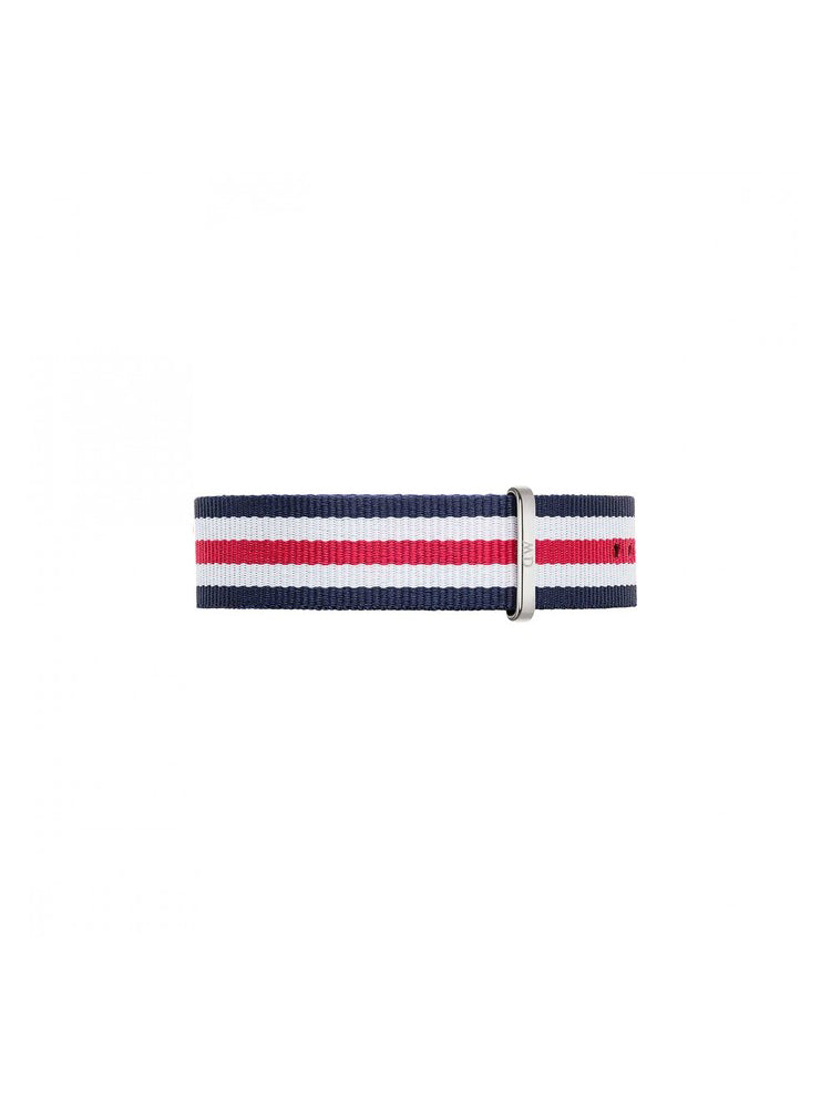 CINTURINO IN TESSUTO BLU/BIANCO/ROSSO DANIEL WELLINGTON