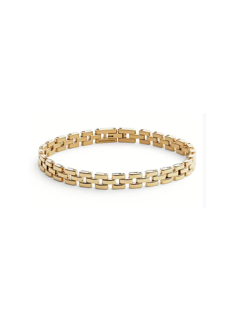 BRACCIALE DONNA A MAGLIA IN ACCIAIO DORATO DANIEL WELLINGTON