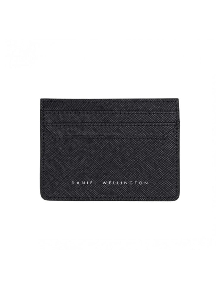 PORTACARTE IN PELLE NERA SAFFIANO CON 3 SLOT PER CARTE DANIEL WELLINGTON