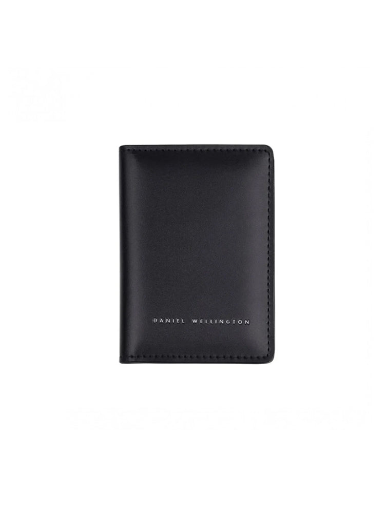 PORTACARTE UOMO IN PELLE NERO LISCIA DANIEL WELLINGTON