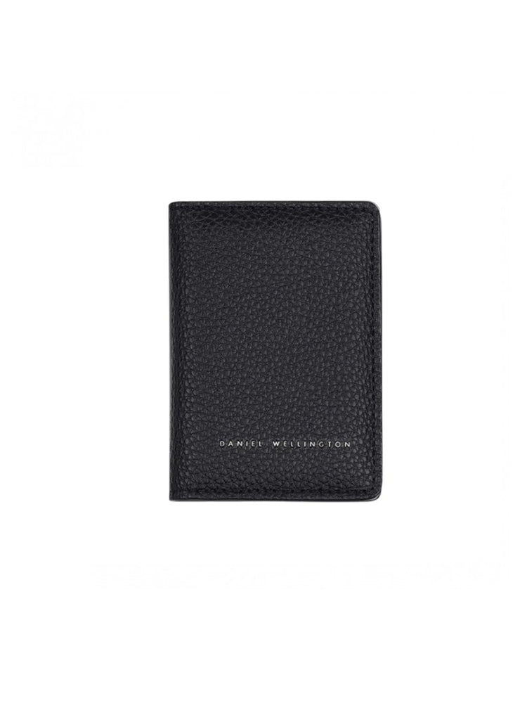PORTACARTE UOMO IN PELLE NERA BOTTALATO CON SEI SCOMPARTI DANIEL WELLINGTON