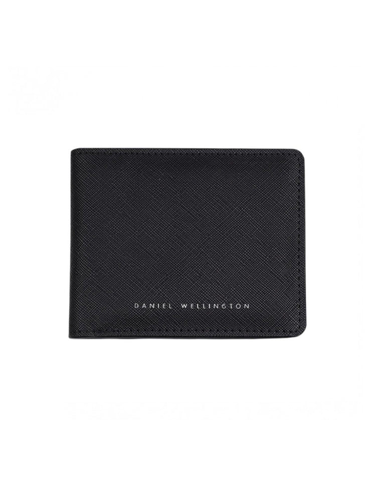 PORTAFOGLI IN PELLE NERA GOFFRATO DANIEL WELLINGTON