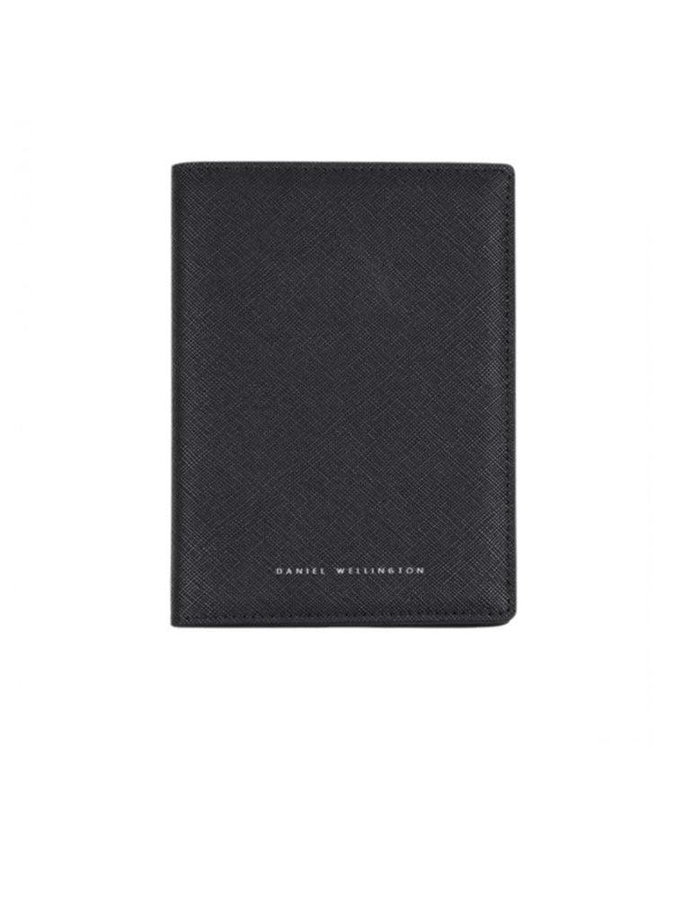 PORTAPASSAPORTO IN PELLE SAFFIANO NERO DANIEL WELLINGTON