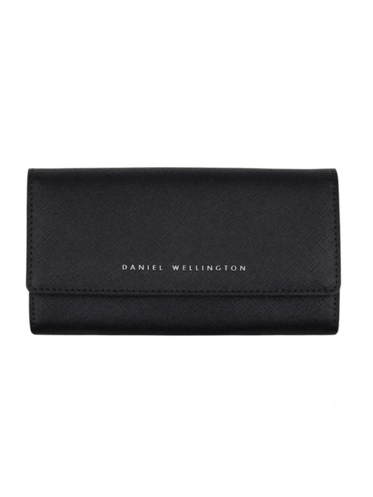 PORTAFOGLIO DONNA IN PELLE NERO SAFFIANO DANIEL WELLINGTON