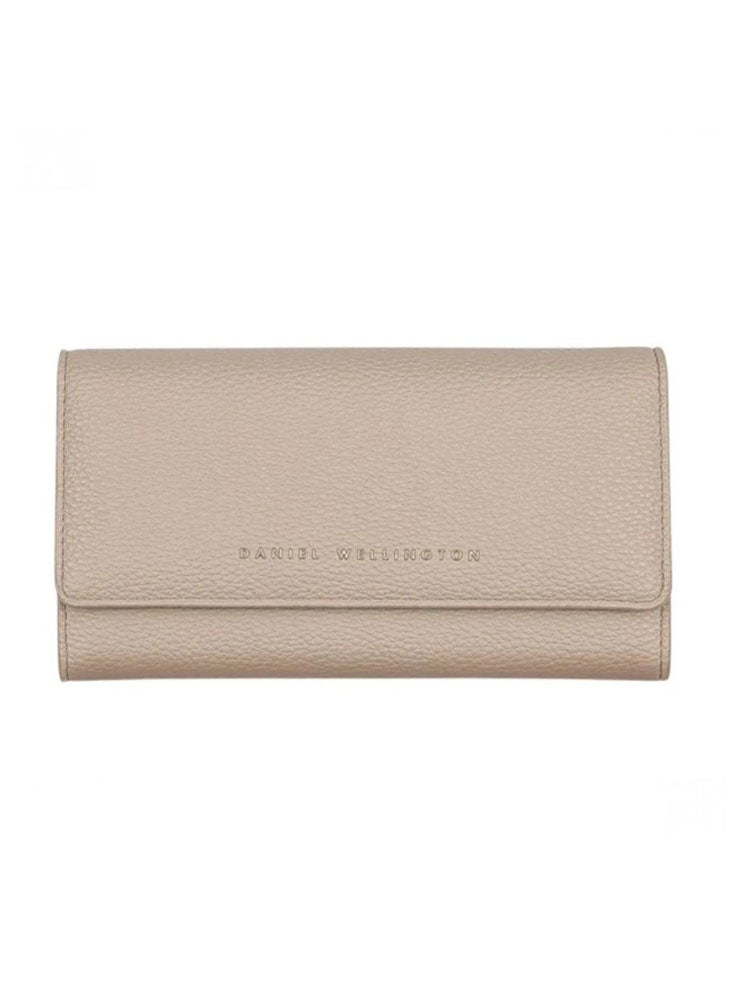 PORTAFOGLIO DONNA IN PELLE BOTTALATO COLOR CREMA DANIEL WELLINGTON