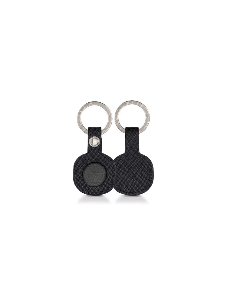 PORTACHIAVI UOMO IN PELLE NERA SAFFIANO DANIEL WELLINGTON