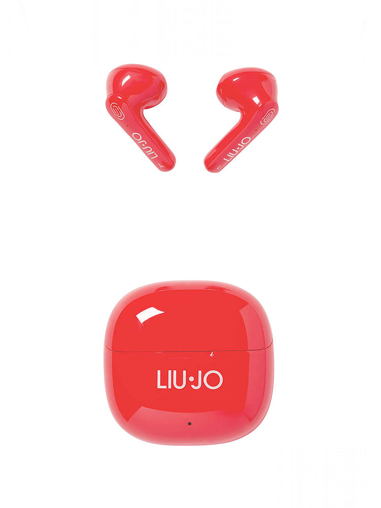 AUROCOLARI BLUETOOTH PER CELLULARE DI COLORE ROSSO CON CUSTODIA LIU JO
