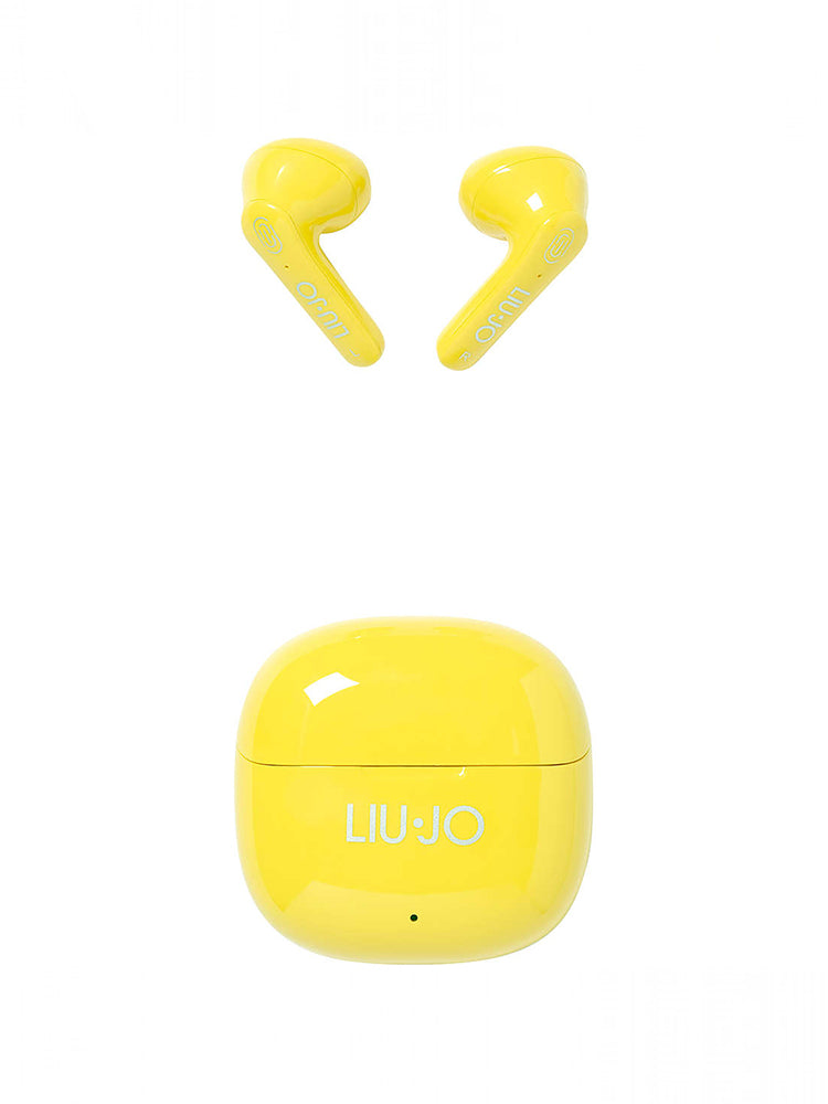 AUROCOLARI BLUETOOTH PER CELLULARE DI COLORE GIALLO CON CUSTODIA LIU JO