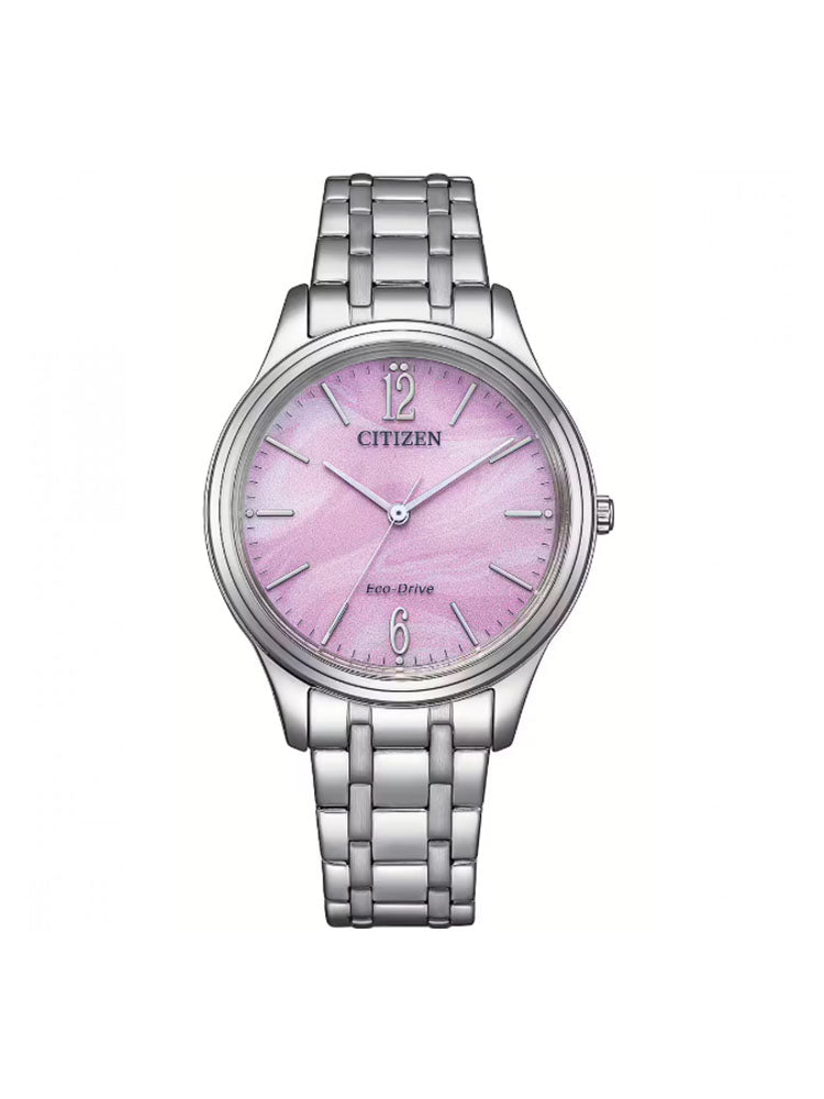 OROLOGIO DONNA SOLO TEMPO CON QUADRANTE ROSA CITIZEN