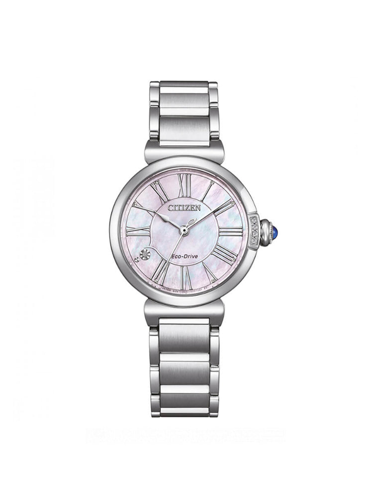 OROLOGIO DONNA ECODRIVE IN ACCIAIO CON QUADRANTE IN MADREPERLA CITIZEN