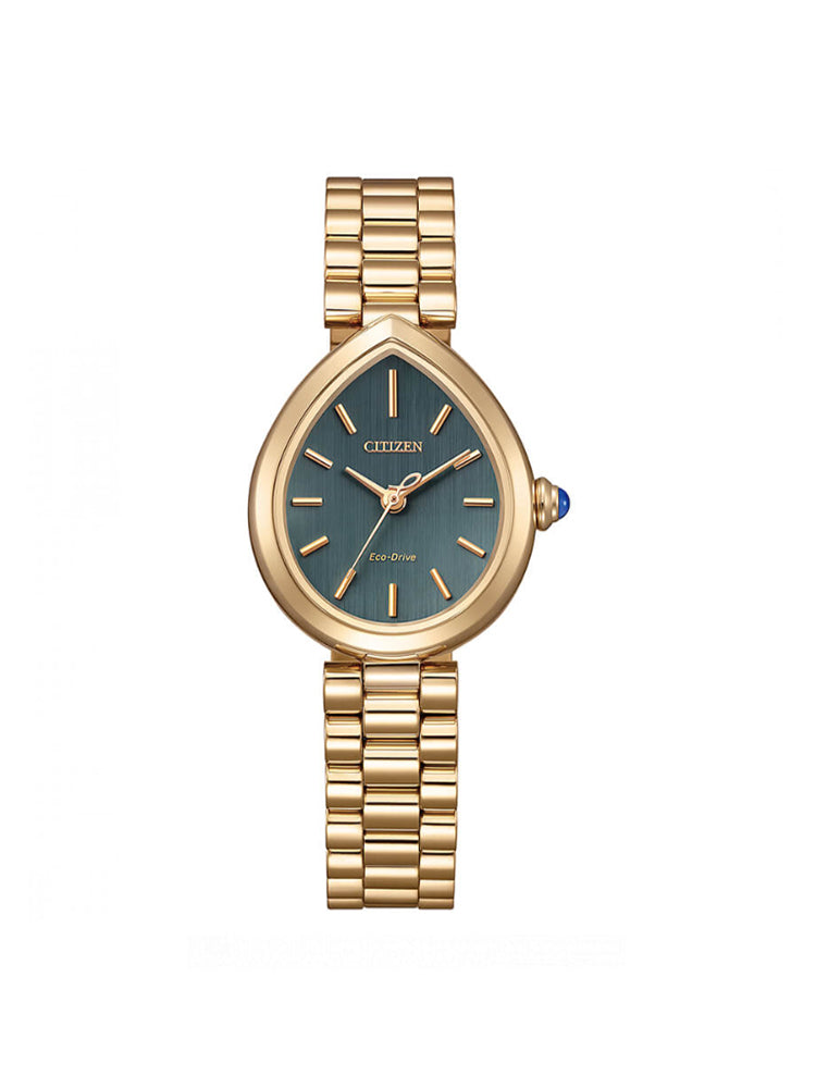 OROLOGIO DONNA RAINELL IN ACCIAIO ROSATO CON QUADRANTE A FORMA DI GOCCIA CITIZEN