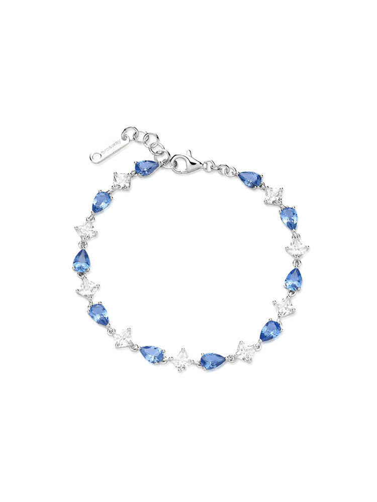 BRACCIALE DONNA IN ARGENTO CON ZIRCONI FANCY BROSWAY
