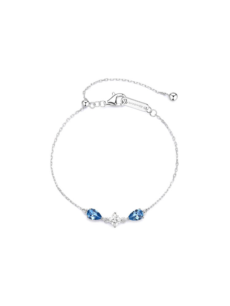 BRACCIALE DONNA IN ARGENTO CON ZIRCONI FANCY BROSWAY